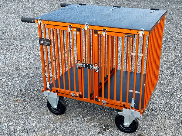 Zweifarbige Eloxierung des Titantrolleys