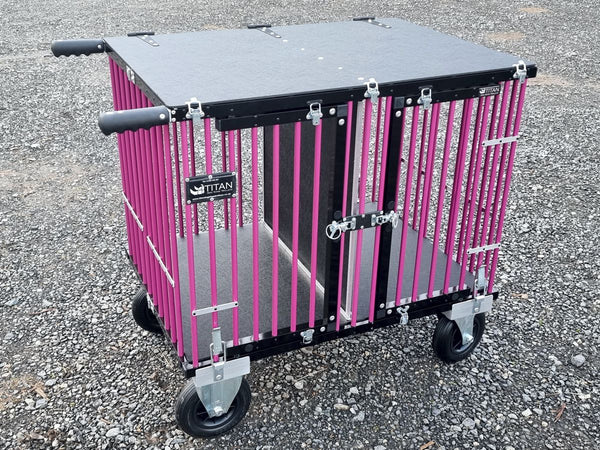 Zweifarbige Eloxierung des Titantrolleys
