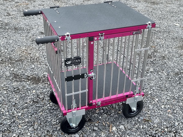 1-Bett MEDIUM Titan Hundeshow-Trolley