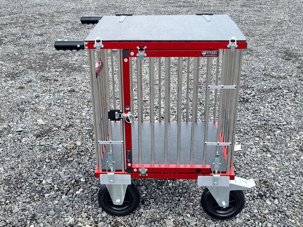 1-Bett-KLEINER Titan-Hundeshow-Trolley