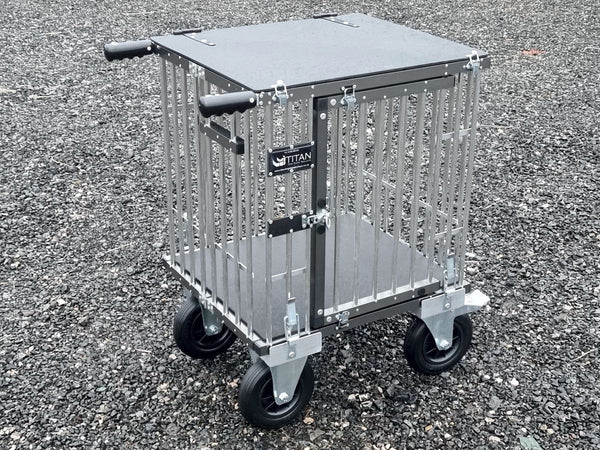 1-Bett-KLEINER Titan-Hundeshow-Trolley