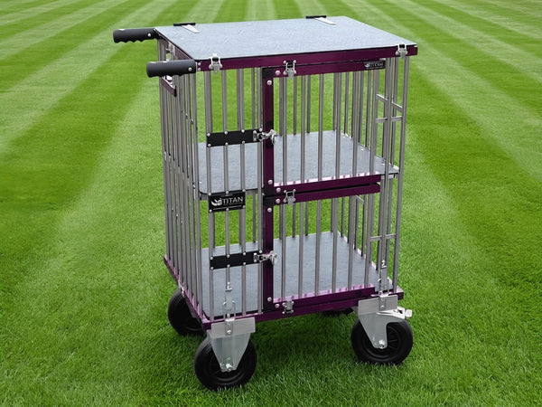 2 Berth Double Decker SMALL Titan Dog Show Trolley