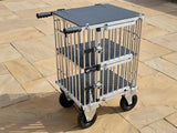 2 Berth Double Decker SMALL Titan Dog Show Trolley