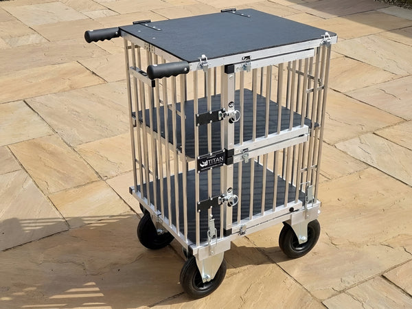 2 Berth Double Decker SMALL Titan Dog Show Trolley