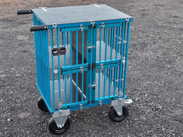 Zweifarbige Eloxierung des Titantrolleys