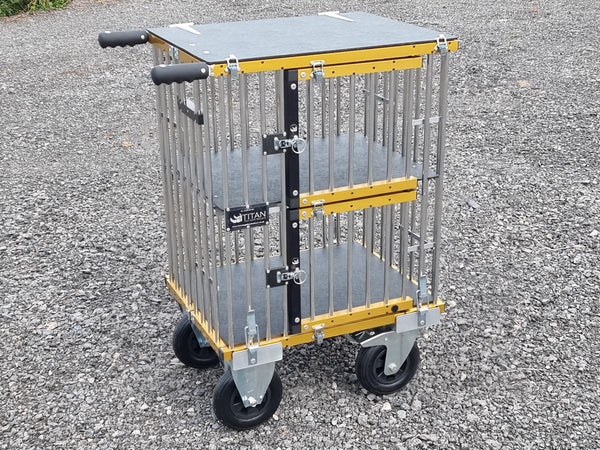 2 Berth Double Decker SMALL Titan Dog Show Trolley