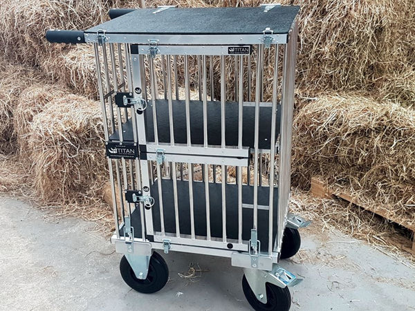 2 Berth Double Decker SMALL Titan Dog Show Trolley