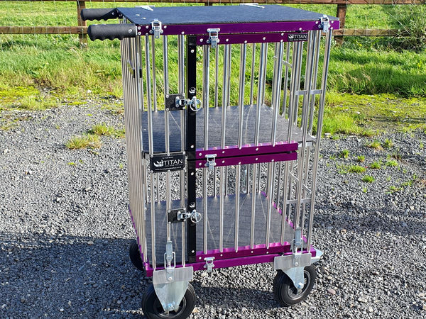 2 Berth Double Decker SMALL Titan Dog Show Trolley