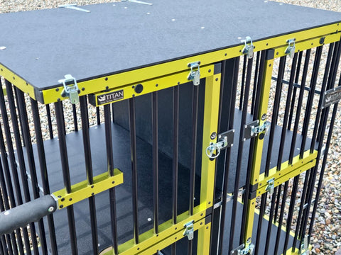 Zweifarbige Eloxierung des Titantrolleys