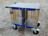 Zweifarbige Eloxierung des Titantrolleys