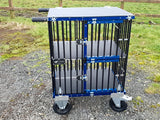 Doppeldecker-Hundeshow-Trolley MIDI Titan mit 2 Schlafplätzen