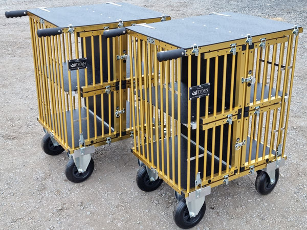 TOY DOG Titan Hundeshow-Trolley mit 4 Schlafplätzen
